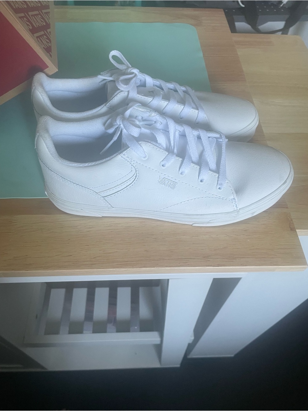 Vans White Low-Top Sneakers
